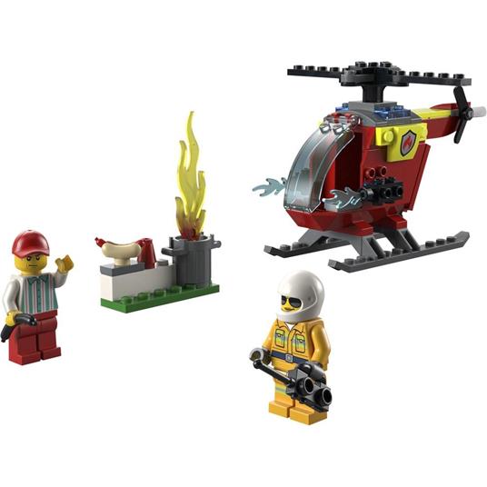 LEGO City Fire 60318 Elicottero Antincendio, con 2 Minifigure e Base Starter Brick, Giocattolo per Bambini di 4+ Anni - 7