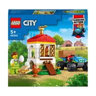 LEGO City 60344 Il Pollaio, Set con Nido per Galline, Con Fuoristrada e Fattoria Giocattolo, Giochi per Bambini dai 5 Anni