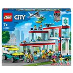 LEGO City 60330 Ospedale, Set con Autoambulanza Giocattolo ed Elicottero di Soccorso, Giochi per Bambina e Bambino