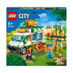 LEGO City 60345 Il Furgone del Fruttivendolo, Set con Camion Giocattolo, Fattoria Mobile, Giochi per Bambini dai 5 Anni