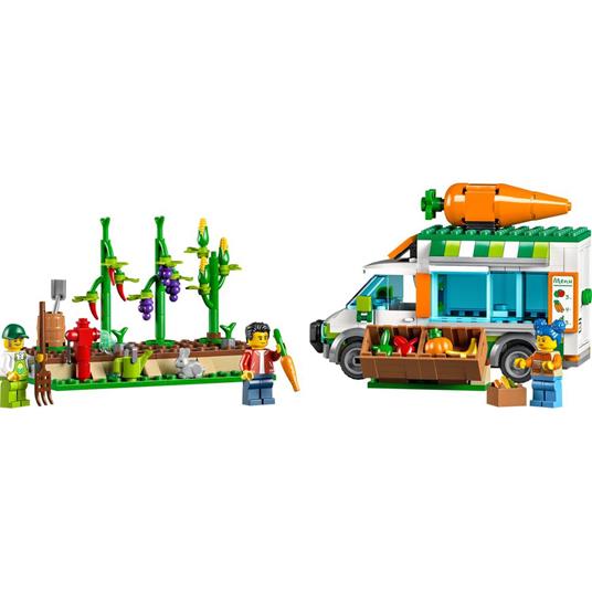 LEGO City 60345 Il Furgone del Fruttivendolo, Set con Camion Giocattolo, Fattoria Mobile, Giochi per Bambini dai 5 Anni - 7
