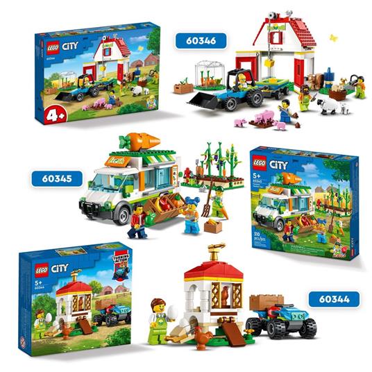 LEGO City 60346 il Fienile e Animali da Fattoria, Idea Regalo con