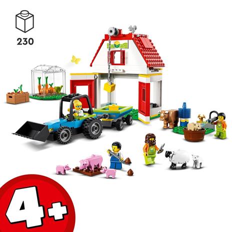 LEGO City  60346 il Fienile e Animali da Fattoria, Idea Regalo con Trattore Giocattolo, Giochi per Bambini dai 4 Anni in su - 3