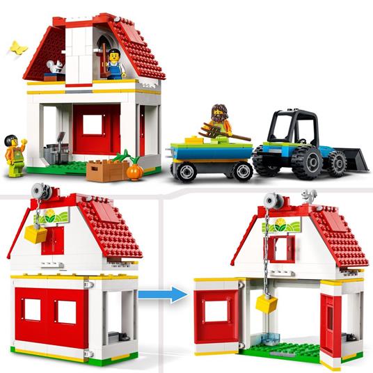 LEGO City  60346 il Fienile e Animali da Fattoria, Idea Regalo con Trattore Giocattolo, Giochi per Bambini dai 4 Anni in su - 4