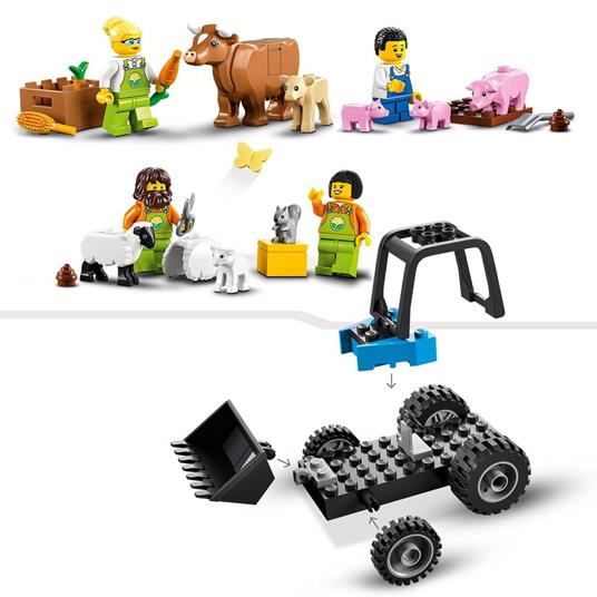 LEGO City  60346 il Fienile e Animali da Fattoria, Idea Regalo con Trattore Giocattolo, Giochi per Bambini dai 4 Anni in su - 6