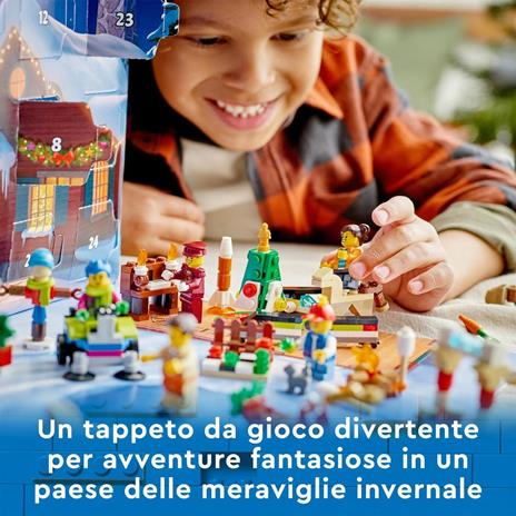 LEGO City 60352 Calendario dell'Avvento 2022, Mini Costruzioni Regalo a Tema Natalizio, Giochi per Bambini con Minifigure - 5