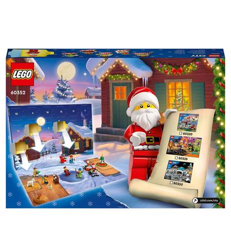 LEGO City 60352 Calendario dell'Avvento 2022, Mini Costruzioni Regalo a Tema Natalizio, Giochi per Bambini con Minifigure - 8