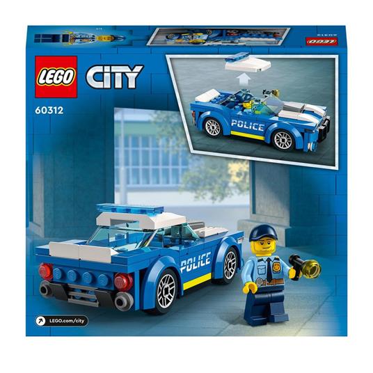 LEGO City Police 60312 Auto della Polizia, Set di Costruzione con  Minifigure e Macchina Giocattolo per Bambini di 5+ Anni - LEGO - City  Police - Mestieri - Giocattoli