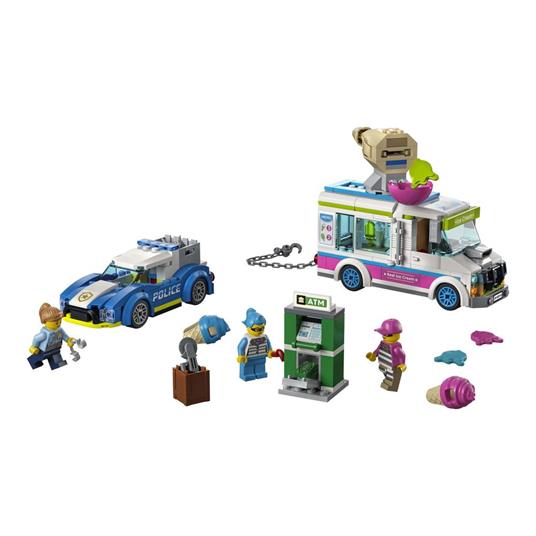 LEGO City Police 60314 Il Furgone dei Gelati e l'Inseguimento della Polizia, Giochi per Bambini di 5+ Anni, Camion Giocattolo - 8
