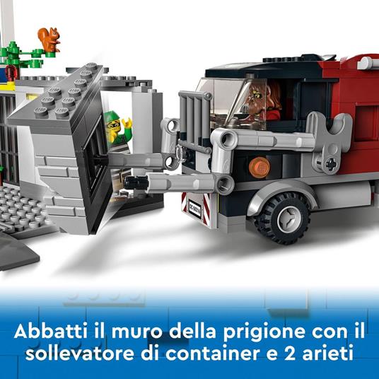 LEGO City Police 60316 Stazione di Polizia, con Camion della Spazzatura ed Elicottero Giocattolo, Giochi per Bambini - 5