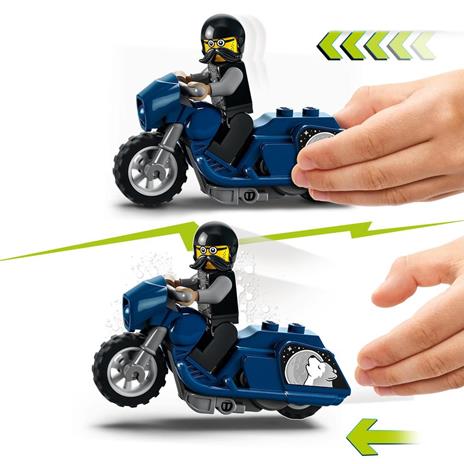 LEGO City Stuntz 60331 Stunt Bike da Touring, Moto Giocattolo con Minifigure, Giochi per Bambini dai 5 Anni, Idea Regalo - 4