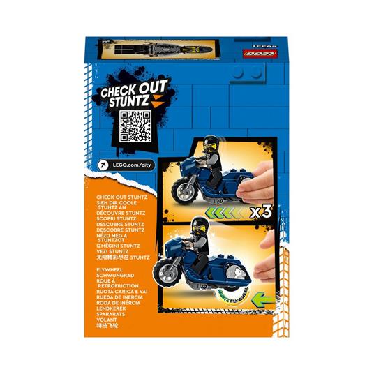 LEGO City Stuntz 60331 Stunt Bike da Touring, Moto Giocattolo con Minifigure, Giochi per Bambini dai 5 Anni, Idea Regalo - 8