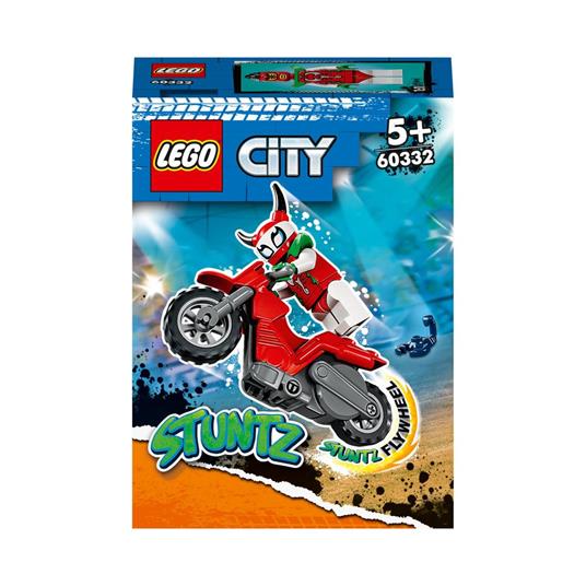 LEGO City Stuntz 60332 Stunt Bike? Scorpione Spericolato, Moto Giocattolo, Giochi per Bambini dai 5 Anni in su, Idea Regalo - LEGO - City Stuntz - Moto - Giocattoli | IBS