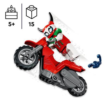 LEGO City Stuntz 60332 Stunt Bike? Scorpione Spericolato, Moto Giocattolo, Giochi per Bambini dai 5 Anni in su, Idea Regalo - 3