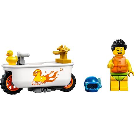 LEGO City Stuntz 60333 Stunt Bike Vasca da Bagno, Moto Giocattolo con Minifigure, Giochi per Bambini dai 5 Anni, Idea Regalo - 7