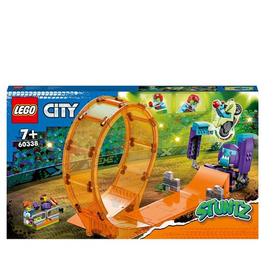 LEGO City Stuntz 60338 Giro della Morte dello Scimpanzé, Moto Giocattolo con Minifigure, Giochi per Bambini dai 7 Anni in su - LEGO - City Stuntz - Moto - Giocattoli | IBS
