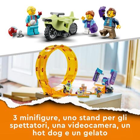 LEGO City Stuntz 60338 Giro della Morte dello Scimpanzé, Moto Giocattolo con Minifigure, Giochi per Bambini dai 7 Anni in su - 5