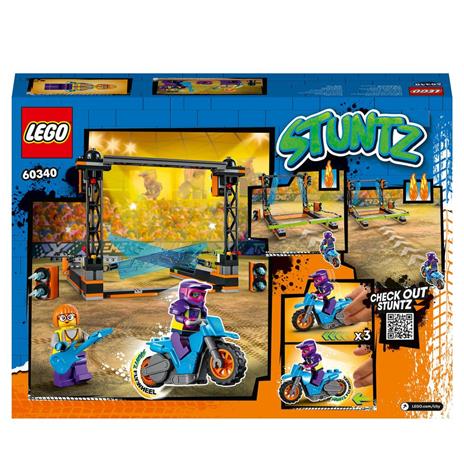 LEGO City Stuntz 60340 Sfida Acrobatica delle Lame, Moto Giocattolo con Minifigure, Giochi per Bambini e Bambine dai 5 Anni - 8
