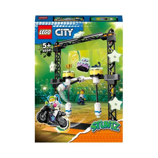 LEGO City Stuntz 60341 Sfida Acrobatica KO, Moto Giocattolo con Minifigure, Giochi per Bambini e Bambine dai 5 Anni in su - LEGO - City Stuntz - Moto - Giocattoli | IBS