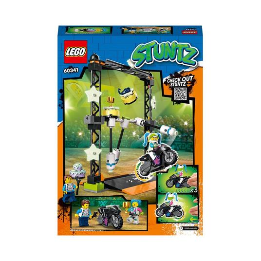 LEGO City Stuntz 60341 Sfida Acrobatica KO, Moto Giocattolo con Minifigure, Giochi per Bambini e Bambine dai 5 Anni in su - 8