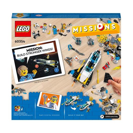 LEGO City 60354 Missioni di Esplorazione su Marte, Set Costruzioni con Avventura Digitale Interattiva, Astronave Giocattolo - 8