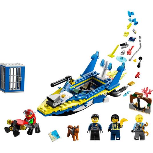 LEGO City 60355 Missioni Investigative della Polizia Marittima, Set di Costruzioni con Avventura Digitale Interattiva - 7