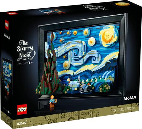 LEGO Ideas Vincent van Gogh - Notte stellata - 10