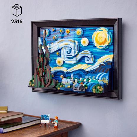 Giocattoli da costruzione LEGO 21333 Ideas Vincent van Gogh Notte Stellata