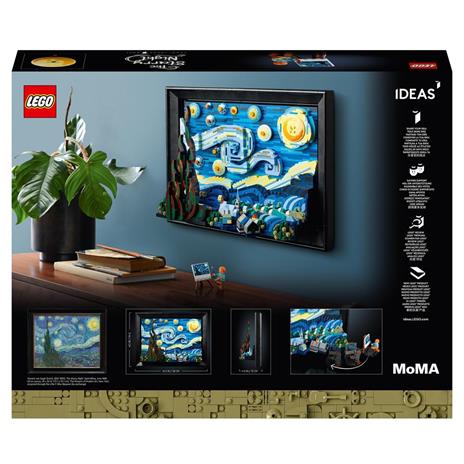 Giocattoli da costruzione LEGO 21333 Ideas Vincent van Gogh Notte Stellata