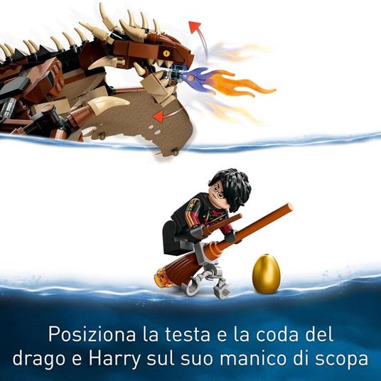 LEGO Harry Potter 76406 Ungaro Spinato, Set da Collezione con Drago Giocattolo, Idea Regalo con Personaggi Hogwarts - 4