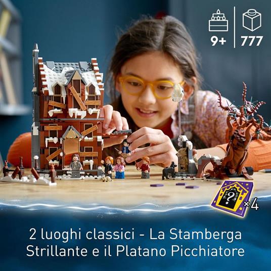 LEGO Harry Potter 76407 La Stamberga Strillante e il Platano Picchiatore, Modellino da Costruire con Minifigure, Mondo Magico - 2