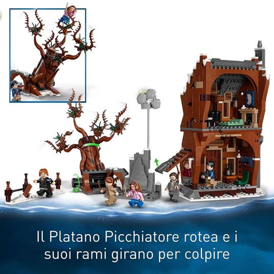 LEGO Harry Potter 76407 La Stamberga Strillante e il Platano Picchiatore, Modellino da Costruire con Minifigure, Mondo Magico - 3
