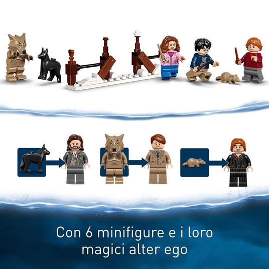 LEGO Harry Potter 76407 La Stamberga Strillante e il Platano Picchiatore, Modellino da Costruire con Minifigure, Mondo Magico - 6