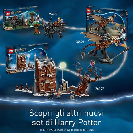 LEGO Harry Potter 76407 La Stamberga Strillante e il Platano Picchiatore, Modellino da Costruire con Minifigure, Mondo Magico - 7