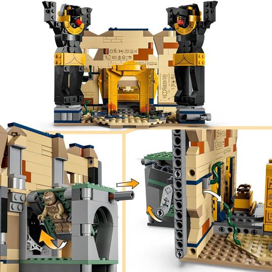 LEGO Indiana Jones 77013 Fuga dalla Tomba Perduta Gioco con Tempio e Minifigure della Mummia da I Predatori dell'Arca Perduta - 5