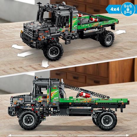 LEGO Technic 42129 Camion Fuoristrada 4x4 Mercedes-Benz Zetros, Camion Giocattolo, Macchina Telecomandata, Idea Regalo - 7