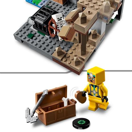 LEGO Minecraft 21189 Le Segrete dello Scheletro, Set di Costruzioni con Personaggi e Balestra Giocattolo, Giochi per Bambini - 5