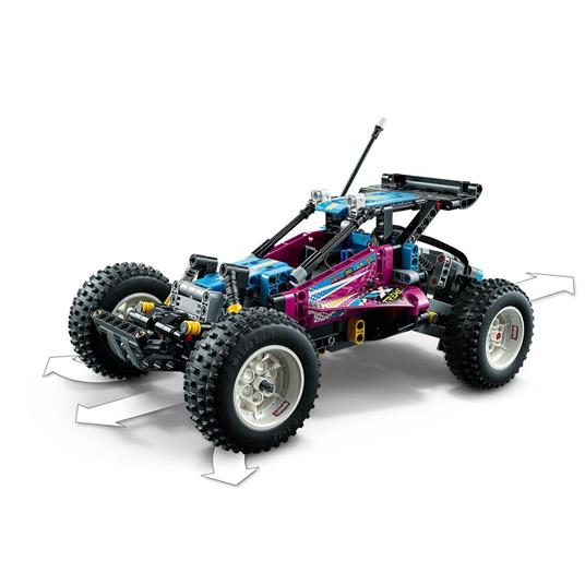 LEGO Technic 42124 Buggy Fuoristrada, Macchinina RC Retrò Telecomandata, Controllo Via App CONTROL+, Idea Regalo - 5