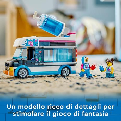 LEGO City 60384 Il Furgoncino delle Granite del Pinguino, Camion Giocattolo con Minifigure, Idea Regalo per Bambini e Bambine - 9