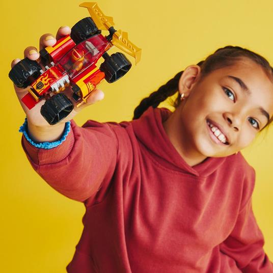 LEGO NINJAGO 71780 Auto da Corsa Ninja di Kai - EVOLUTION, Set 2in1 con Macchina Giocattolo e Fuoristrada, Giochi per Bambini - 2