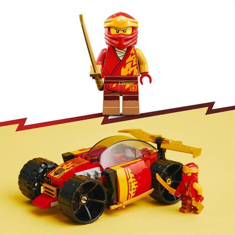 LEGO NINJAGO 71780 Auto da Corsa Ninja di Kai - EVOLUTION, Set 2in1 con Macchina Giocattolo e Fuoristrada, Giochi per Bambini - 5