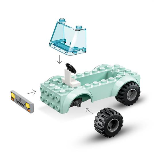 LEGO City 60382 Furgoncino di Soccorso del Veterinario con Ambulanza Giocattolo e 2 Minifigure, Giochi per Bambini dai 4 Anni - 5