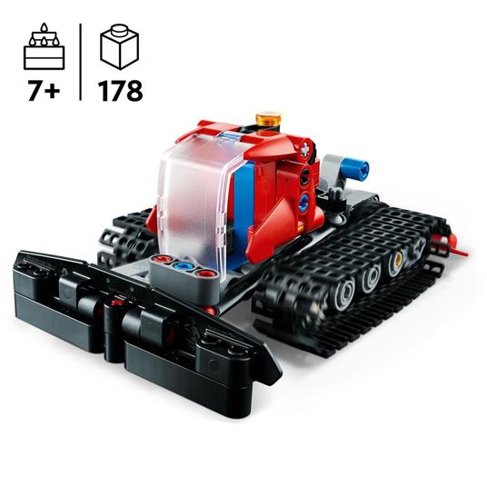 LEGO Technic 42148 Gatto delle Nevi, Set 2 in 1 con Motoslitta e Spazzaneve Giocattolo, Giochi per Bambini 7+, Idee Regalo - 3