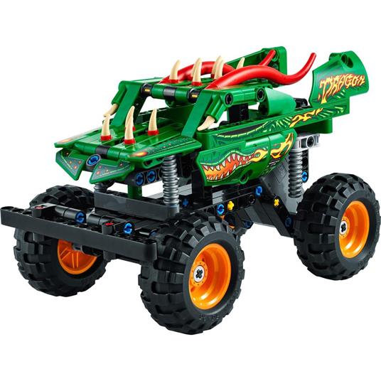 LEGO Technic 42149 Monster Jam Dragon, Set 2 in 1 con Pull-Back, Auto Offroad Monster Truck e Macchina Giocattolo Buggy - 7