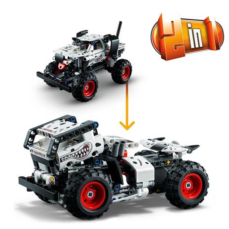 LEGO Technic 42150 Monster Mutt Monster Jam Dalmata Set  2 in 1 con Pull-Back Auto Offroad Monster Truck e Camion Giocattolo - 5