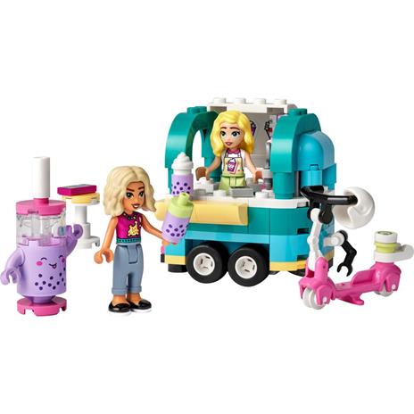 LEGO Friends 41733 Negozio Mobile di Bubble Tea, Giocattolo per Bambini 6+ con Monopattino e Mini Bamboline Nova e Matilde - 7
