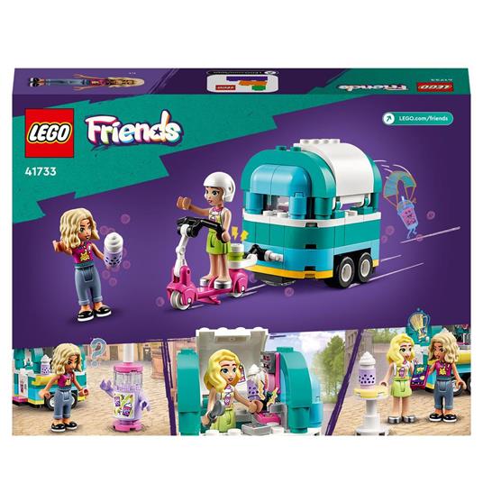 LEGO Friends 41733 Negozio Mobile di Bubble Tea, Giocattolo per Bambini 6+ con Monopattino e Mini Bamboline Nova e Matilde - 8