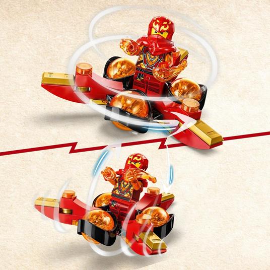 LEGO NINJAGO 71777 Salto Mortale Spinjitzu del Drago di Kai Trottola Giocattolo da Collezione Regalo per Bambini 6+ Anni - 4