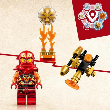 LEGO NINJAGO 71777 Salto Mortale Spinjitzu del Drago di Kai Trottola Giocattolo da Collezione Regalo per Bambini 6+ Anni - 5