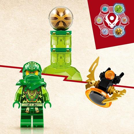 LEGO NINJAGO 71779 Spin Power Dragon di Lloyd, Trottola Giocattolo da Collezione, Piccolo Regalo Ninja per Bambini 6+ Anni - 5